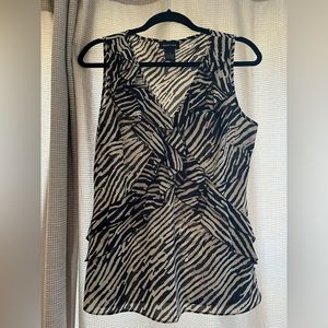 Spence Zebra print shell - Medium